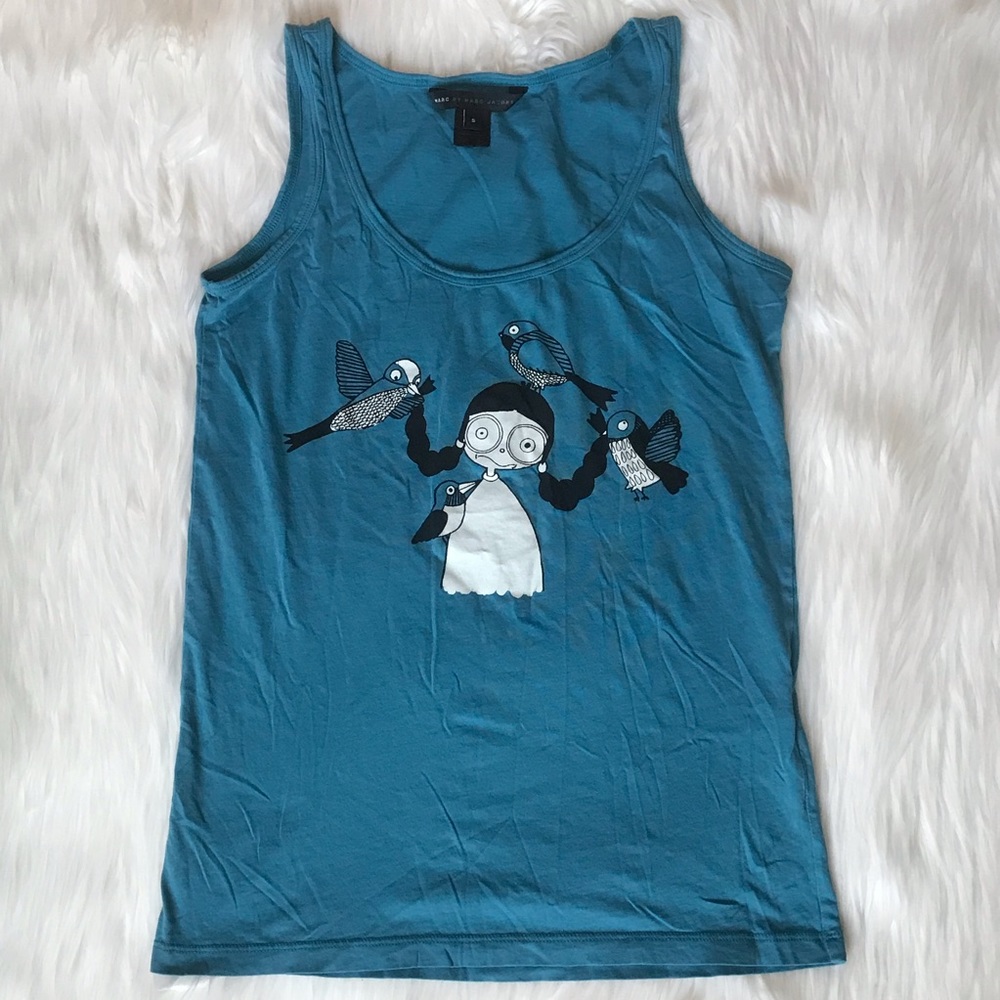 Marc by Marc Jacobs Small Turquoise Tank